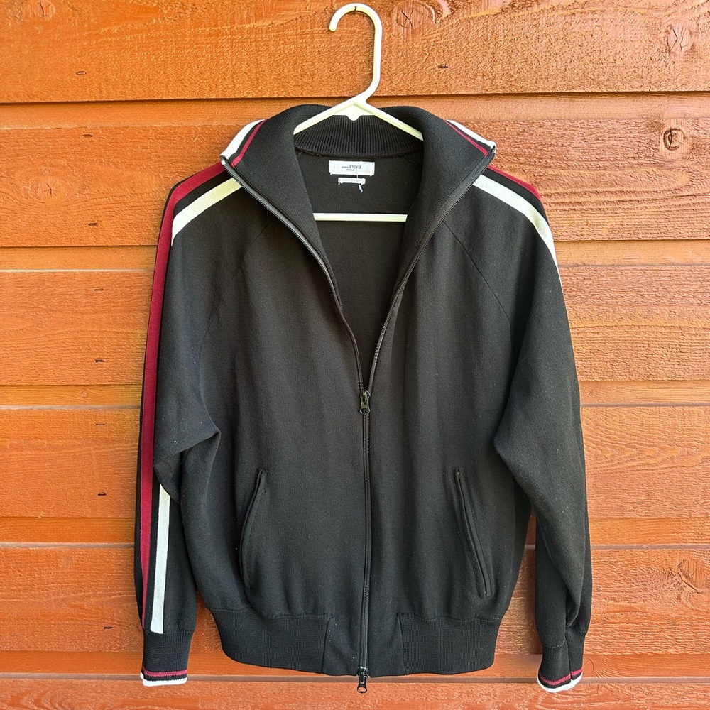 Isabel Marant Etoile Darcey Zip-Up Stripe Track Jacket - Picture 8 of 13